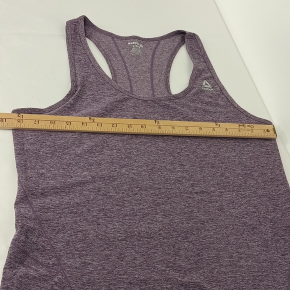 Reebok athletic race back tank top women Sz Large EUC - Picture 4 of 7